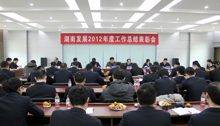 华体买球召开2012年度工作总结表彰会